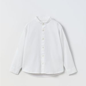 Zara linen button down leaf • S/M main image 0